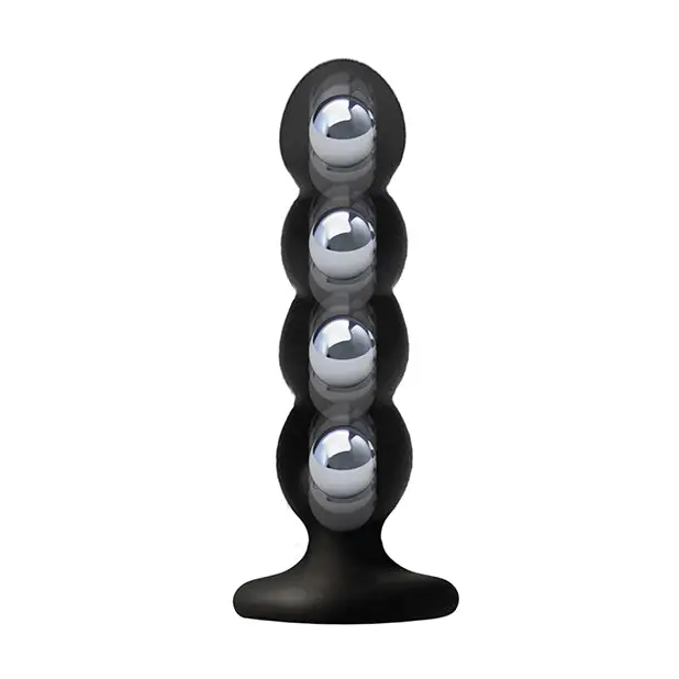 VERS Liquid Silicone Suction Plug - Black - Anal Products