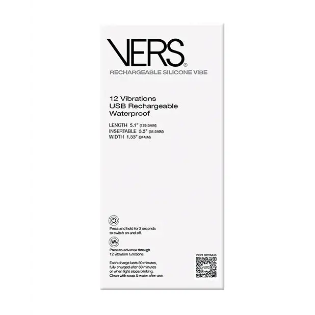 VERS P Spot Vibe - Black - Anal Products