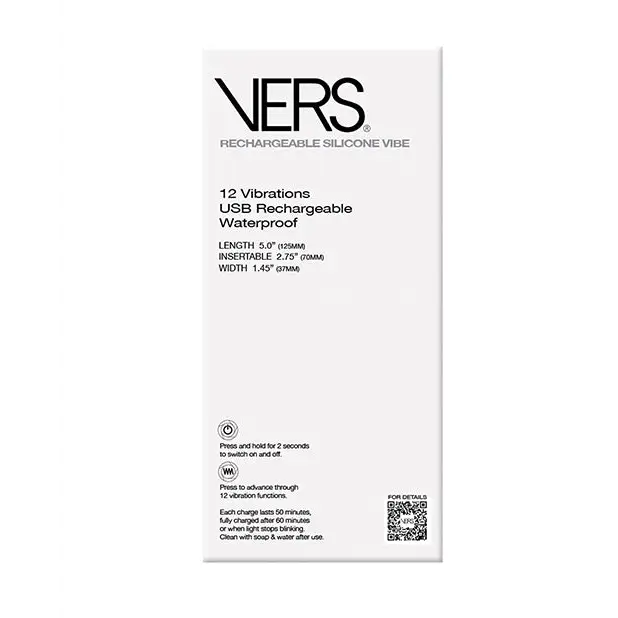 VERS Plug Vibe - Black - Anal Products