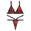 Vibes FUCK OFF Bralette & Thong Plaid S/M - Lingerie - Packaged