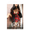 Vibes FUCK OFF Skirt Plaid M/L - Lingerie - Packaged