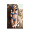 Vibes Plur Bralette w/Removable Hood & Panty Iridescent M/L - Lingerie - Packaged