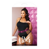 Vibes Pussy Power Micro-Net Playsuit Black QN - Lingerie - Plus/Queen - Packaged