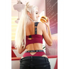 Vibes So Salty Long Line Bra & Cheeky Panty Berry Bliss L/XL - Lingerie - Packaged