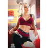 Vibes So Salty Long Line Bra & Cheeky Panty Berry Bliss L/XL - Lingerie - Packaged
