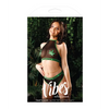 Vibes That’s Dope Halter Top & Retro Panty Black S/M - Lingerie - Packaged