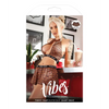 Vibes Thirst Trap Skater Skirt Savage Leopard L/XL - Lingerie - Packaged