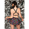 Vibes Why U Trippin Skater Skirt Black M/L - Lingerie - Packaged