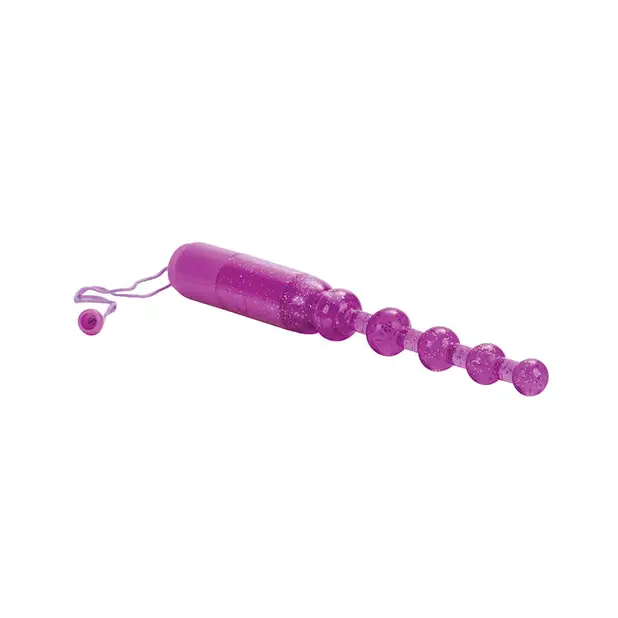Vibrating Pleasure Beads Waterproof - Purple - Stimulators