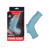 Vibrating Power Sleeve Ribbed Fit - Blue - Penis Enhancement