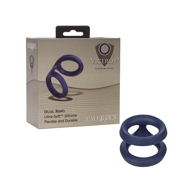 Viceroy Dual Ring - Blue - Penis Enhancement
