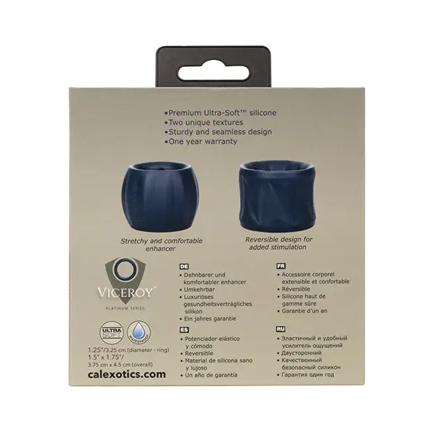 Viceroy Reverse Stamina Ring - Blue - Penis Enhancement