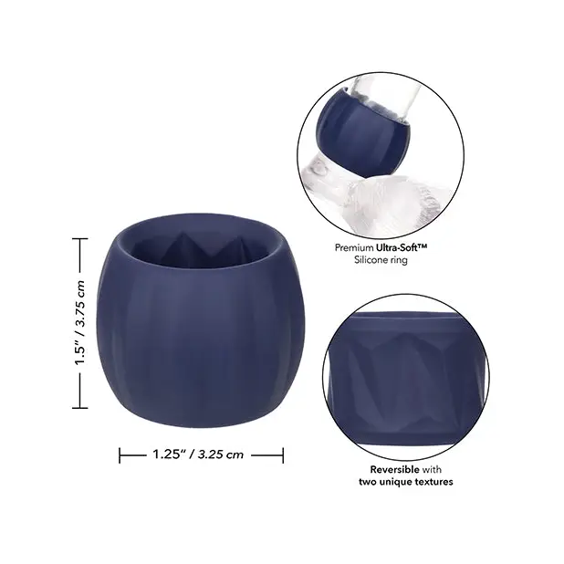 Viceroy Reverse Stamina Ring - Blue - Penis Enhancement