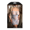 Vixen Heaven Sent Seamless Lace Dress w/Detachable Pearl Halter Strap - Blue QN - Lingerie - Plus/Queen - Packaged