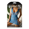 Vixen Out of the Blue Scoop Neck Stretch Knit Dress Blue O/S