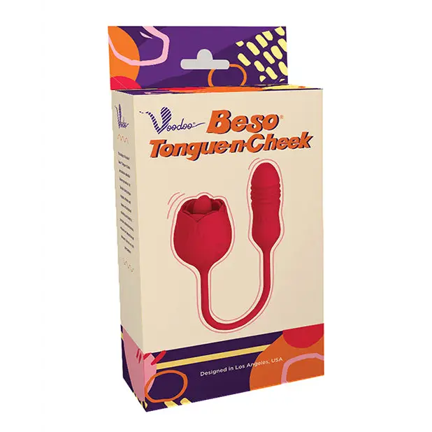 Voodoo Beso Tongue n Cheek, Red