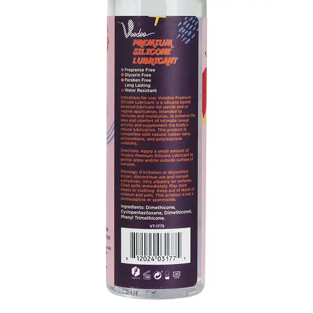 Voodoo Premium Silicone Lubricant, 8 oz