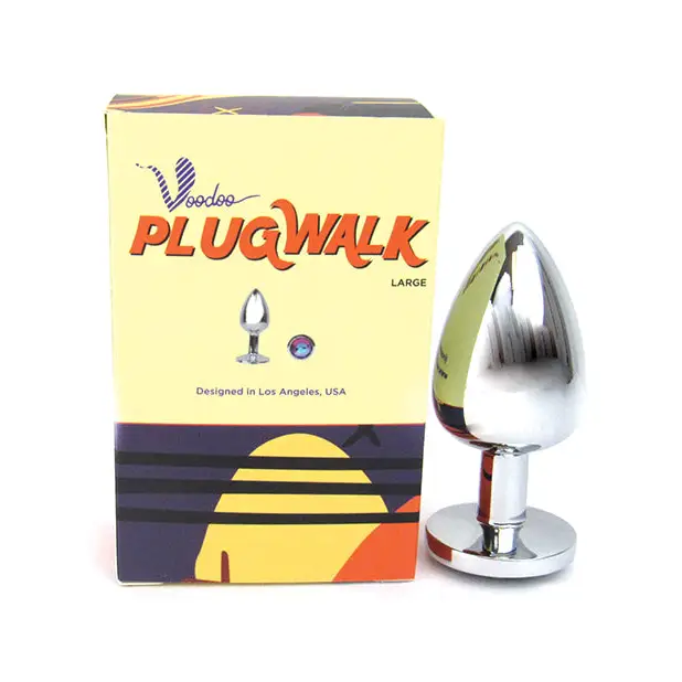 Voodoo Walk Large Metal Plug, Silver