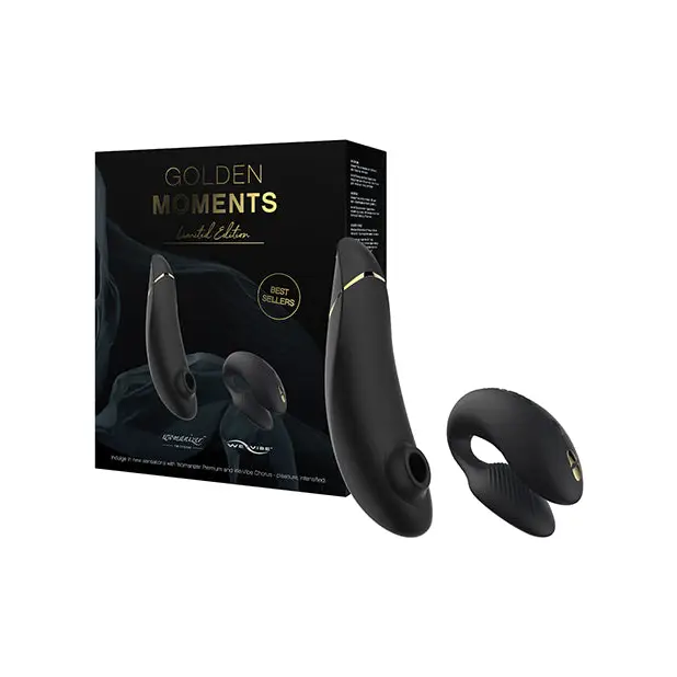 We-Vibe Chorus / Womanizer Premium Golden Moments Collection - Black/Gold - Vibrators