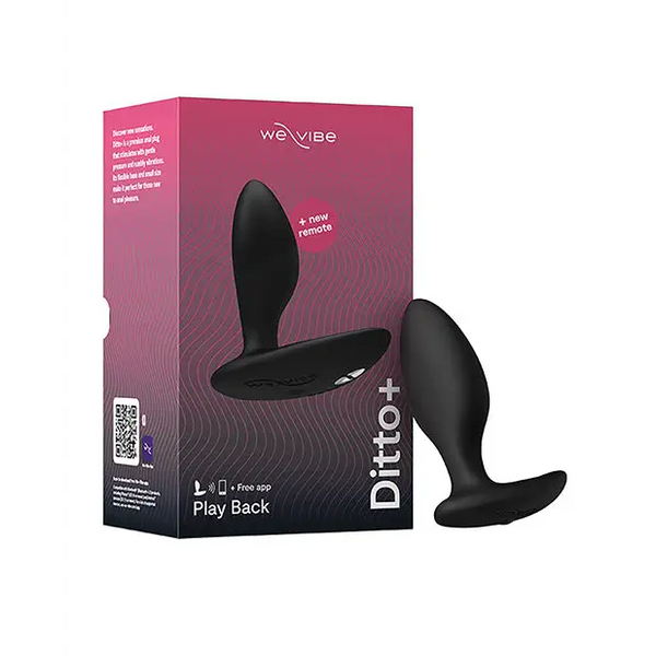 We-Vibe Ditto + - Satin Black - Anal Products