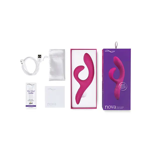 We-Vibe Nova 2 Flexible Rabbit - Fuchsia - Vibrators