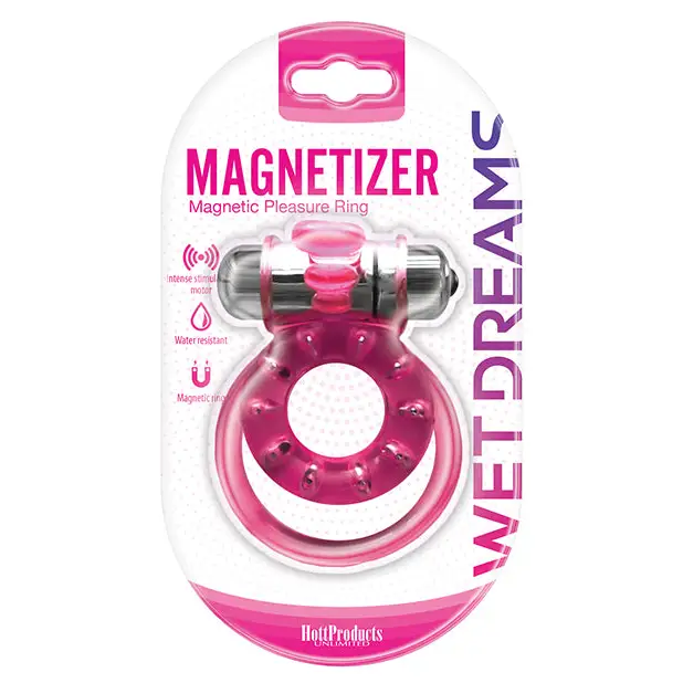 Wet Dreams Magnetizer Magnetic Pleasure Ring, Pink