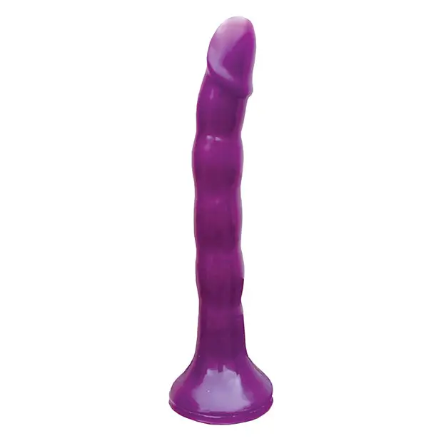 Wet Dreams Skinny Me 7" Strap on w/Harness, Purple