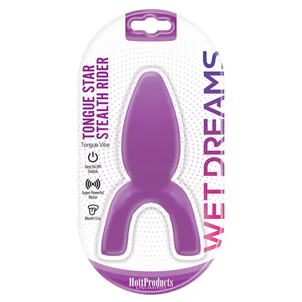 Wet Dreams Tongue Star Stealth Rider Vibe, Purple