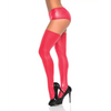 Wet Look Thigh Highs Red O/S - Lingerie - Packaged