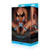 WhipSmart Glow in the Dark Wrist & Ankle Hogtie Set - Blue - Bondage Blindfolds & Restraints