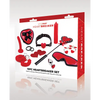 WhipSmart Heartbreaker 10 pc Set - Black/Red - Bondage Blindfolds & Restraints