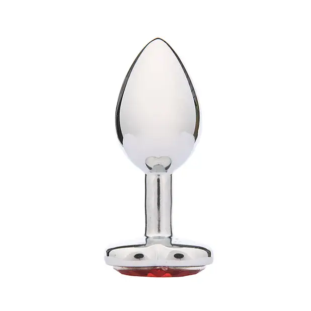 WhipSmart Heartbreaker 2.5’’ Heart Crystal Butt Plug - Red - Anal Products