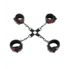 WhipSmart Heartbreaker Deluxe Hogtie - Black/Red - Bondage Blindfolds & Restraints