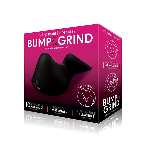 Whipsmart Rideables Bump & Grind Vibrating Pad - Black