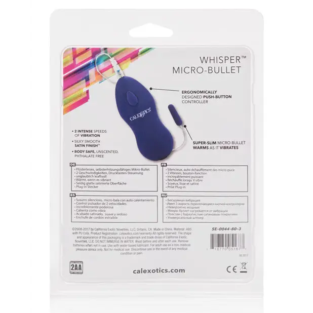 Whisper Micro Bullet - Purple - Stimulators