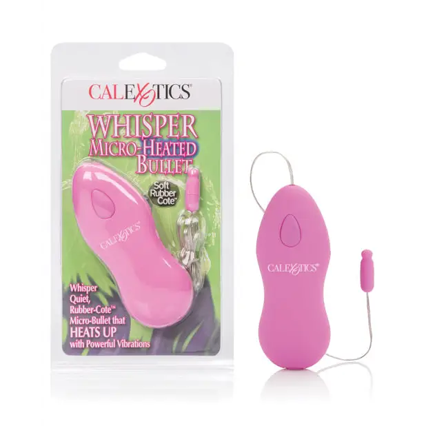 Whisper Micro Heated Bullet - Pink - Stimulators
