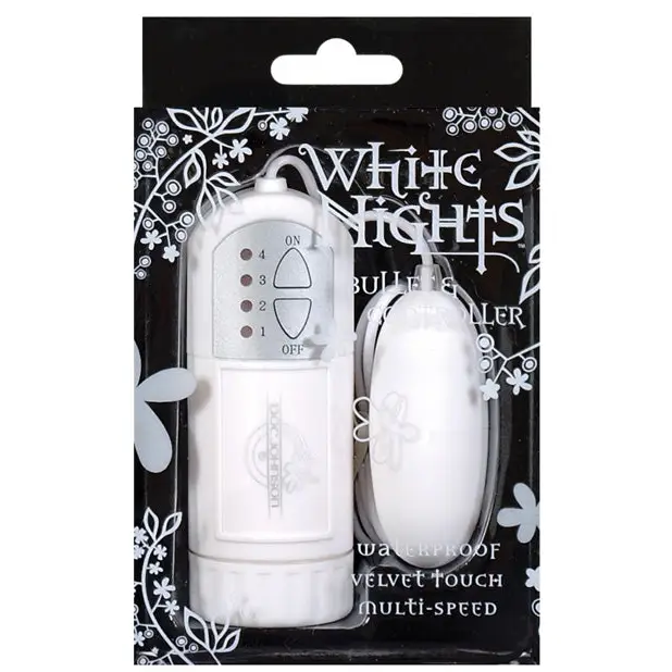 White Nights Bullet & Controller - White - Stimulators