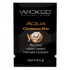 Wicked Sensual Care Aqua Water Based Lubricant, .1 oz Cinnamon Bun