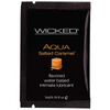 Wicked Sensual Care Aqua Water Based Lubricant, .1 oz Salted Caramel