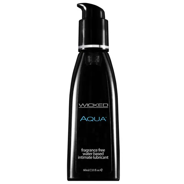 Wicked Sensual Care Aqua Water Based Lubricant - 2 oz Fragrance Free - Lubricants
