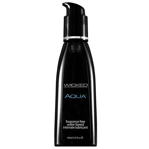 Wicked Sensual Care Aqua Water Based Lubricant - 2 oz Fragrance Free - Lubricants