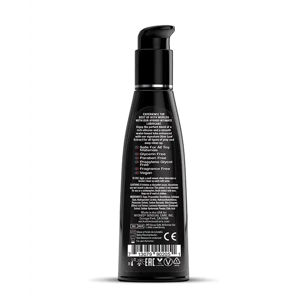 Wicked Sensual Care Hybrid Lubricant - 4 oz Fragrance Free - Lubricants