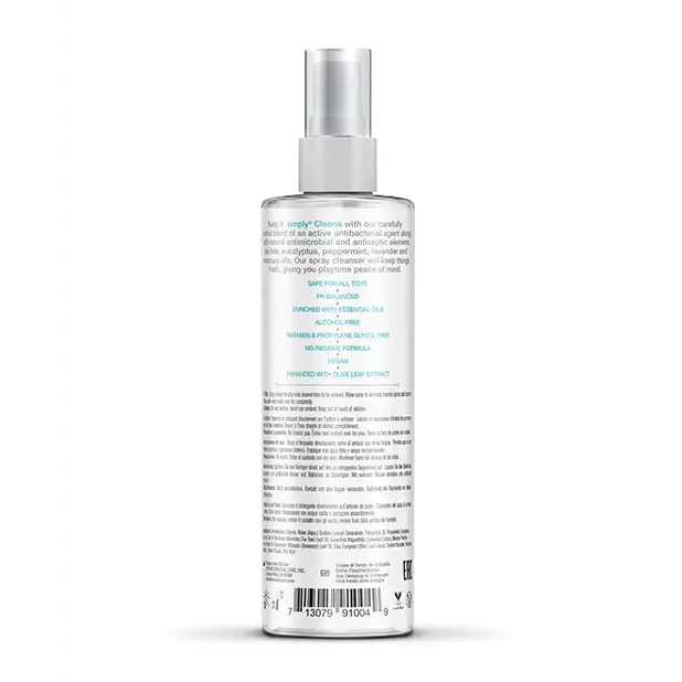 Wicked Sensual Care Simply Cleene Anti-Bacterial Toy Cleaner, 4 oz