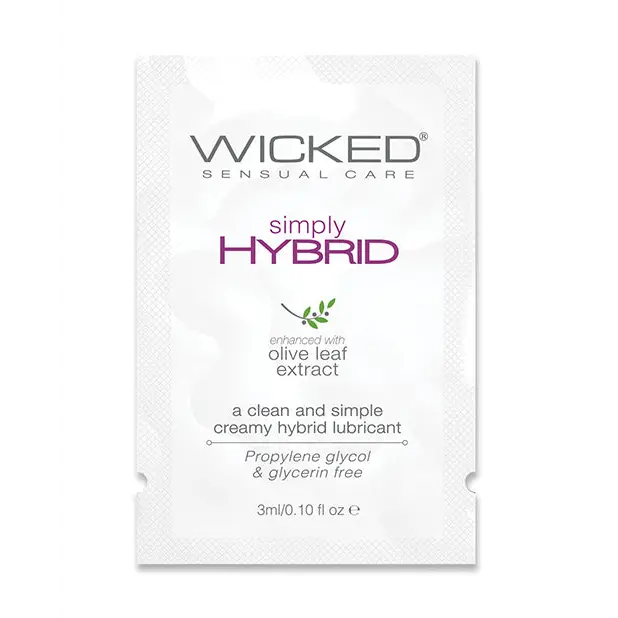 Wicked Sensual Care Simply Hybrid Lubricant, .1 oz