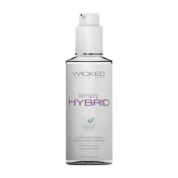Wicked Sensual Care Simply Hybrid Lubricant, 2.3 oz