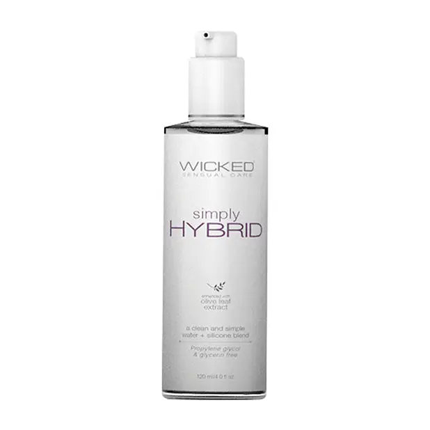 Wicked Sensual Care Simply Hybrid Lubricant, 4 oz