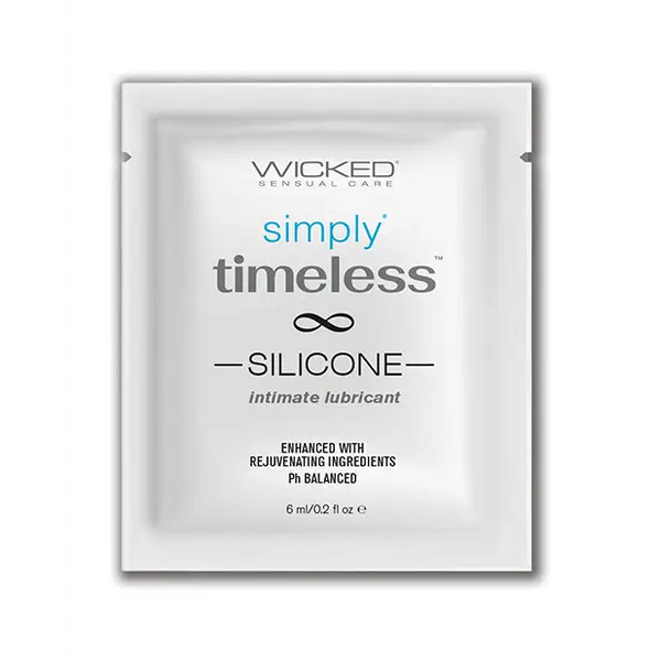 Wicked Sensual Care Simply Timeless Silicone Lubricant -.2 oz - Lubricants