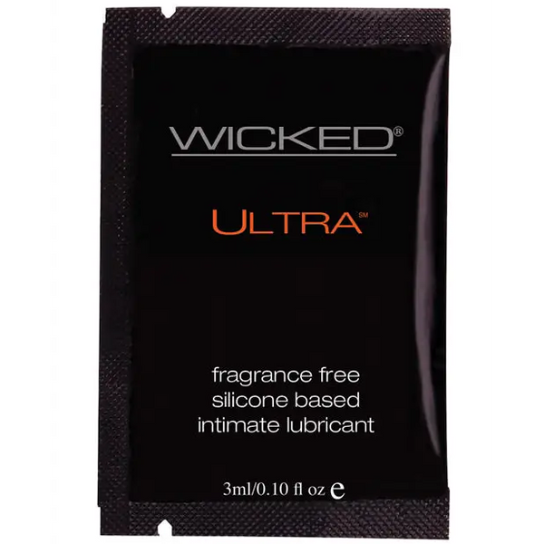 Wicked Sensual Care Ultra Silicone Based Lubricant -.1 oz Fragrance Free - Lubricants