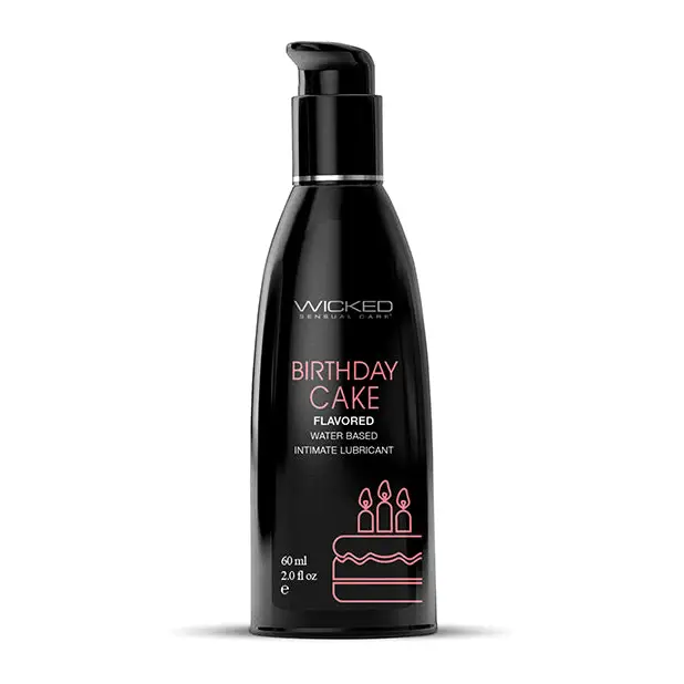 Wicked Sensual Care Water Based Lubricant, 2 oz Birthday Cake