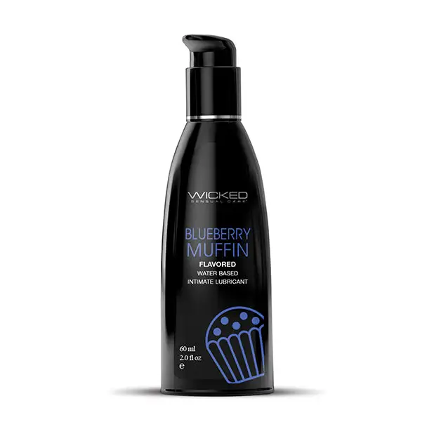 Wicked Sensual Care Water Based Lubricant, 2 oz Blueberry Muffin